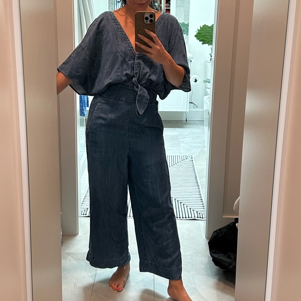 Splendid Blue Denim Jumpsuit